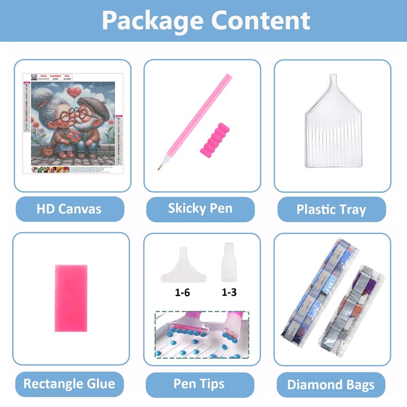 DPIDEA Diamond Painting Kits for Adults, 5D Diamond Art DIY