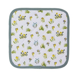 Ulster Weavers - Farm Animals Pot Mat/Pot Holder (21 x 21cm) - 100% Cotton - Cotton Trivet with Chicken, Cow & Pig - Print Pot Mat - For Hot Pan Mat - Trivets for Hot Pans - Kitchen Accessories