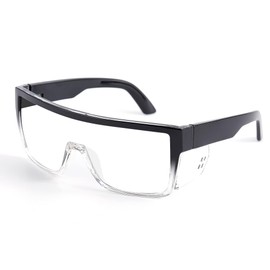 BINGKING Blue light blocking UV400 Auto-Darkening Clear to Smoke LensTransitional ANSI Z87.1 Safety Sunglasses Glasses Photochromic (Two tone)