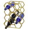 AT-VALY Countertop Wine Rack,Durable and Sturdy Freestanding 14 Bottle Wine