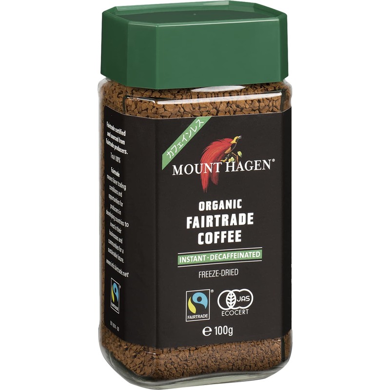 Mount Hagen Organic Fair Trade Caffeine-less Instant Coffee • Natural