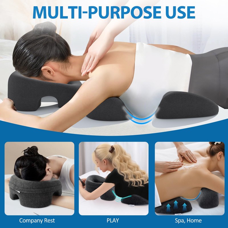 KONOVOLY Breast Pillow and Face Down Pillow for Massage Set,