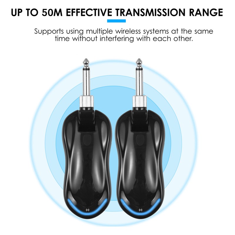 Wireless Guitar Wireless System Guitar Transmitter with Receiver Support OTG
