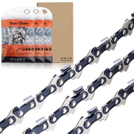 Hipa 20 Inch MS291 Chainsaw Chain for MS271 MS270 MS290 Replace 26RS381, 3689 005 0081 - .325" Pitch .063" Gauge 81 Drive Links (3 Chains)