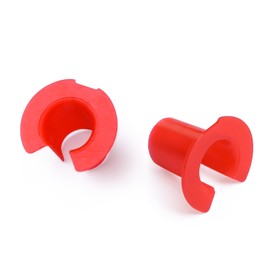 Xadnitu 200 Pieces 5/16 Inch Plastic Cable Protective Anti-Short Bushings for 14/2, 14/3, 12/2 AC 5/16 Inch FMC Wires, Red