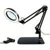 Lupa con Luz LED 10X JEERISE JXL-LEDFDJ16 y Base Ajustable