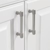 9BUILD 10 Pack Knurled Cabinet Pulls 3.75 Inch Brushed Satin