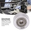16Pcs 3D Printer Polycarbonate Pulley Transparent Rustproof Robust Bearing Pulley