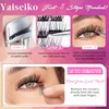 Yaiseiko Self Adhesive Eyelashes Clusters Kit Lash Clusters DIY Eyelashes