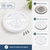 8-Inch Pool Main Drain Cover for In-Ground Pools – ABS