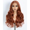 Style Icon Long Curly Wave Synthetic Lace Front Wig, Fluffy,