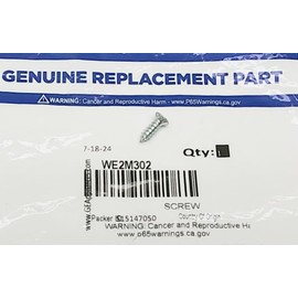 EA3501388 Washer/Dryer Door Lid Hinge Screw - New - Genuine OEM - AM 7-4-2