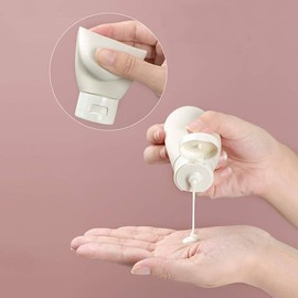 APURK Travel Bottle Toiletries Size Toiletries Leak Proof Travel Bottles for Shampoo and Lotion Professional portable sub-bottling for travel (60ml Set of 3) Multicolor