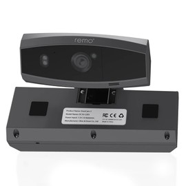 Remo+ DoorCam 3 Over-The-Door Wireless Security Camera, 3-Day Rolling Video Storage with No Subscription, 1080p Video, Night Vision, 2-Way Talk, AI with Human Detection & Alexa Compatibility