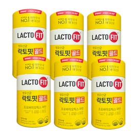 Lactopit 5X Live Lactobacillus Gold Intestinal Health 2g 50 Packets [6 Pieces] The / 락토핏 5X 생유산균 골드 장건강 2g 50포 [6개] The