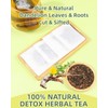 60 Teabags - Dandelion Leaf & Root Tea Bags, Natural