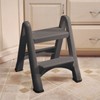 Rubbermaid Commercial Products FG420903 Two-Step Folding Stepstool (300-Pound Load Capacity,