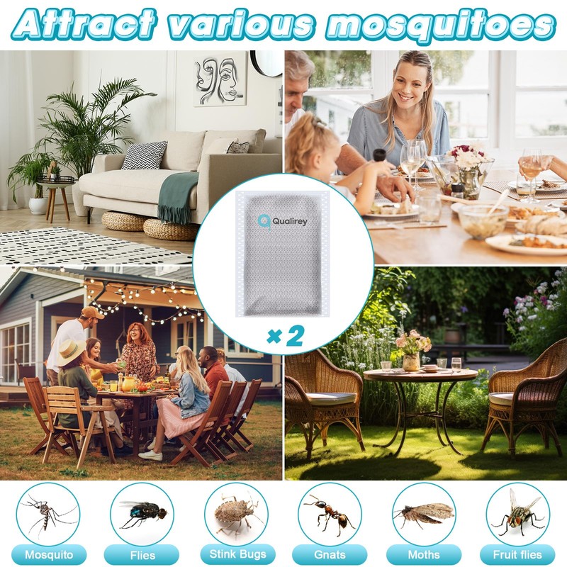 2 Pack Mosquito Attractant in Bulk, Lure for Bug Zapper
