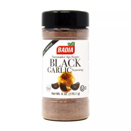 Badia Seasoning Garlic Black 6oz Pack of 6