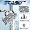 Ducha De Alta Presión De Acero Inoxidable Ajustable 5 Modos