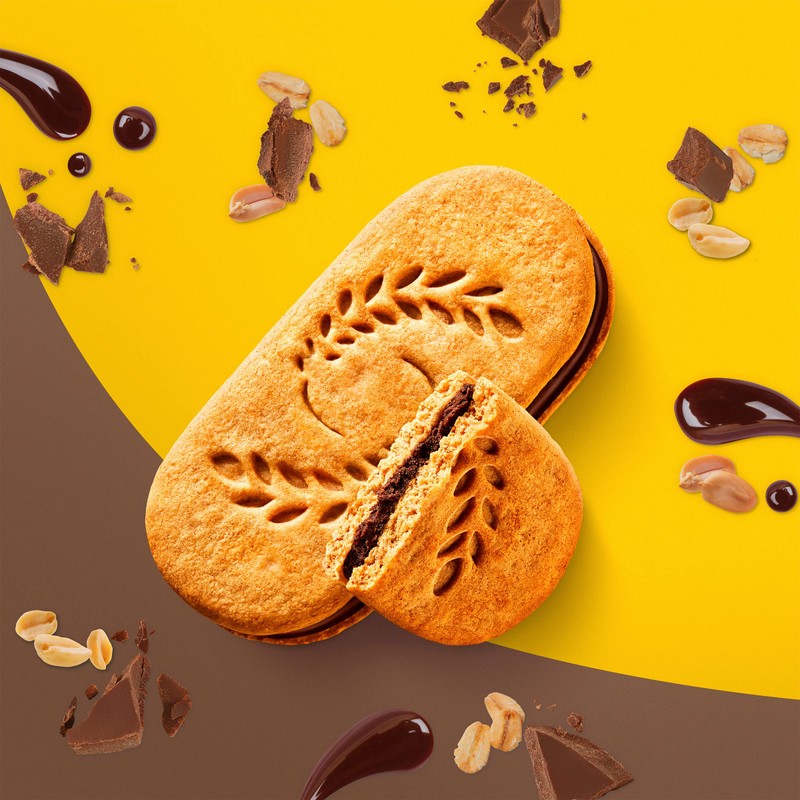 belVita Breakfast Sandwich Dark Chocolate Creme Breakfast Biscuits, Value Pack,