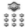 Pack of 10 M2 ZONADAH Wire Rope Clamps, Simplex Rope