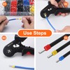 Preciva Ferrule Crimping Tool Kit with 2000PCS Wire Connectors, AWG23-7