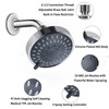 Aisoso Shower Head High Pressure Rain Fixed Showerhead 5-Setting with