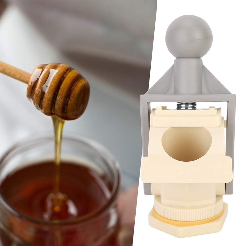 Fdit Honey Tap Gate Valve, Plastic Beekeeping Extractor Equipment Accessory