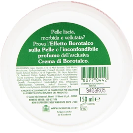 6x Borotalco Velvet Body Cream Moisturiser for Smooth Soft Skin 150ml