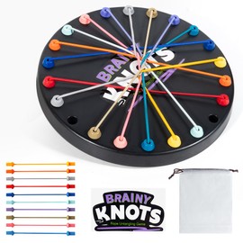 YAOZUP Logic Game Rope Unravel Board Game, Logic Puzzle Board Game Untangling Game, Strategic Thinking Game for Children from 6 Years and Adults Families Educational Game Travel Game Gift Idea