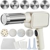 QCQDL Electric Pasta Maker, Handheld Pasta Maker Machine, All-in-One Cordless