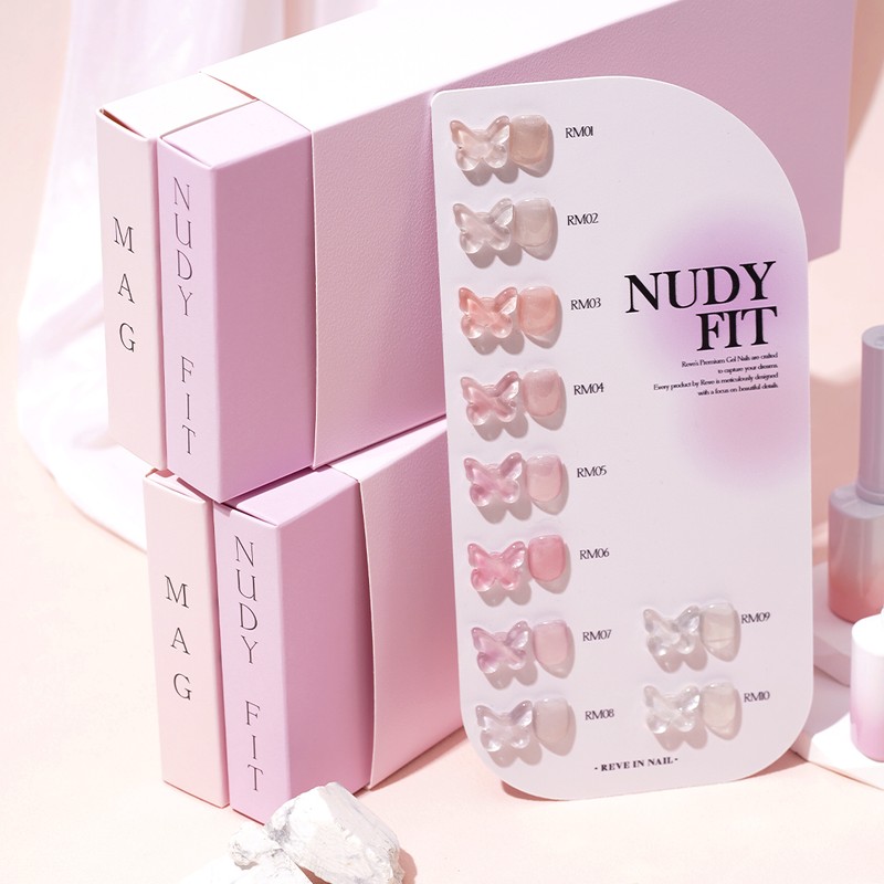 classic nail Revgel Nudifit Magnetic Gel 10-piece set / 레브젤