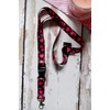 SpiriuS Pink Hearts Breakaway Lanyard Neck Strap with Safety Release