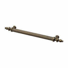 Decoranddecor Vandon - Vintage Traditional Cabinet Pull Handles Country Style Classic - Solid Zinc (128mm, Antique Brass)