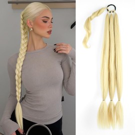 VCAY 34 Inch DIY Braid Ponytail Extension, Wrap Around Synthetic Hair