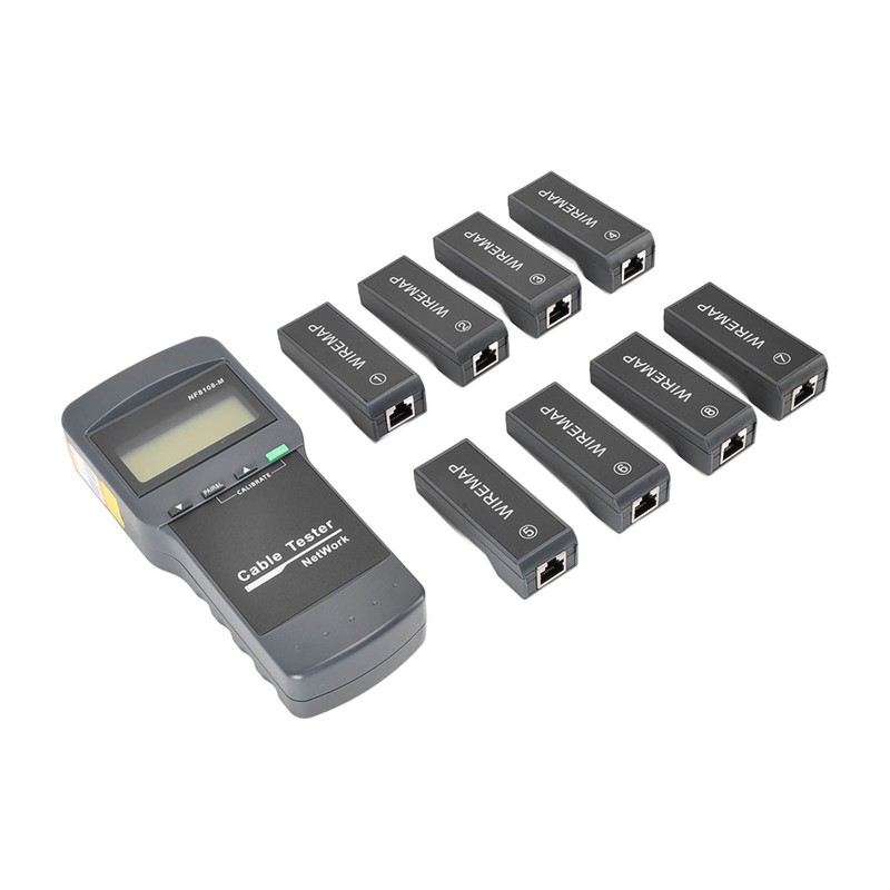 F‑8108‑M LCD Display Network Cable Length Tester Cable Wire Fault