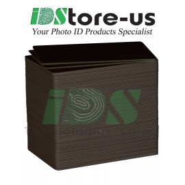 BLANK BLACK PVC CARDS 500 Black PVC Cards, CR80, 30 Mil, Graphics Quality, Credit Card size