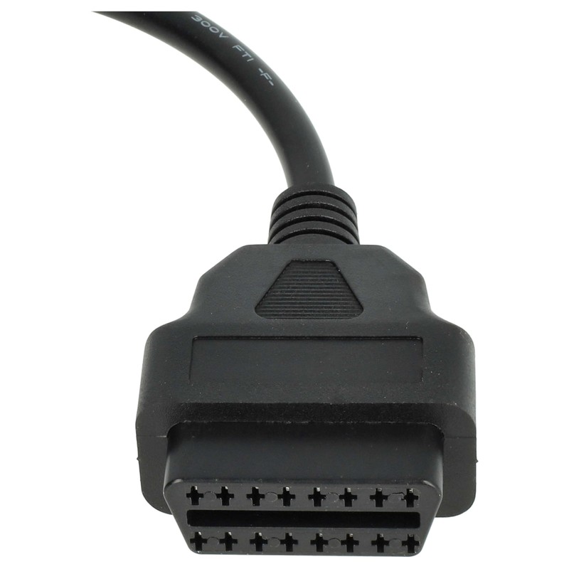 vhbw OBD2 Adapter 3 Pin to OBD2 16 Pin Compatible