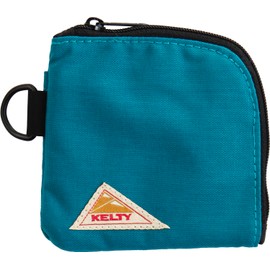 Kelti 3259272025 SQUARE COIN CASE 2 Coin Purse, Money Storage, Card Storage, Turquoise, One size