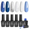 Beetles Esmalte en Gel Copos de Nieve, Kit de 6