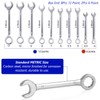 Bestgle Mini Combination Wrench Set, 10Pcs Metric 4-11mm Small Wrench