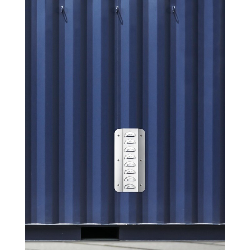 Shipping Container Vent, Cross Flow Ventilation, for Preventing Condensation and