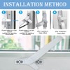 2 Pcs Universal Window Accessories - Replacement Handles for Upvc