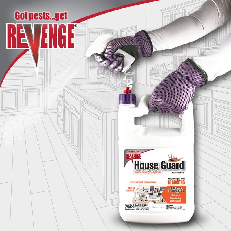 REVENGE House Guard Household Pest Control, 128 oz Ready-to-Use Spray,