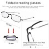 Folding Reading Glasses - Foldable Portable Readers For Men Women