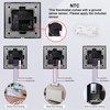 JIMEIDA Digital Programmable Thermostat Heating Black Floor Heating Chamber Constant