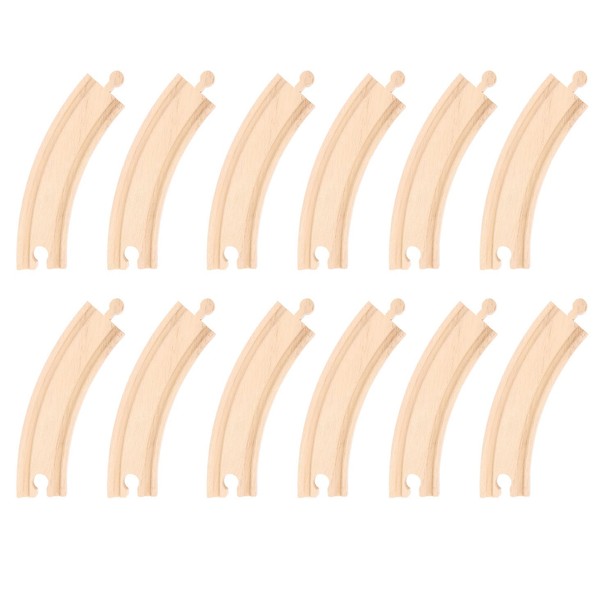 Bigjigs Rail Long Curves (Pack of 12)