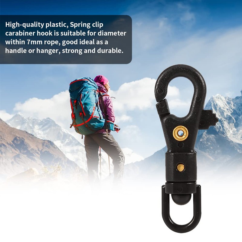 Mini Swivel Carabiner Hook, 5 Pieces Mini Screw Carabiner Key