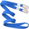 Mifflin-USA - Bulk Flat Lanyards w/Two Bulldog Clips - 39